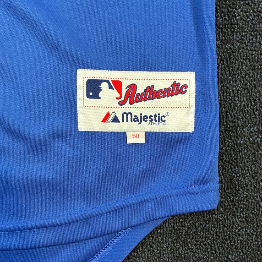 Majestic Authentic Chicago Cubs Ryne Sandberg #23 Jersey Men's Alternate Blue - Picture 5 of 11
